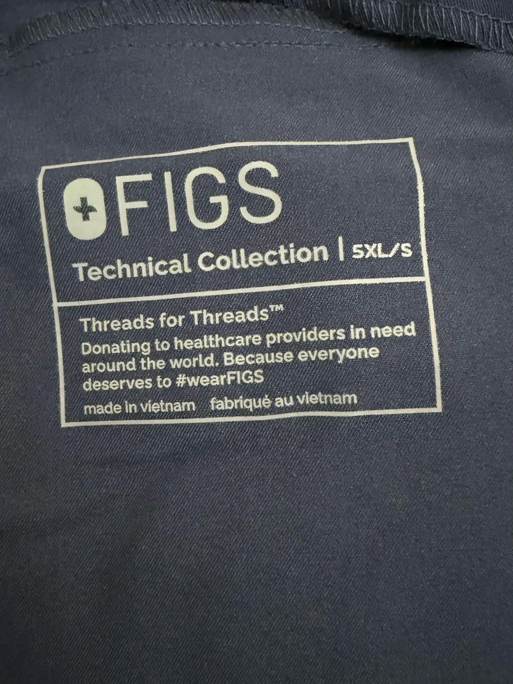 FIGS | Tansen Casual Scrub Pants | Navy | 5XL/S